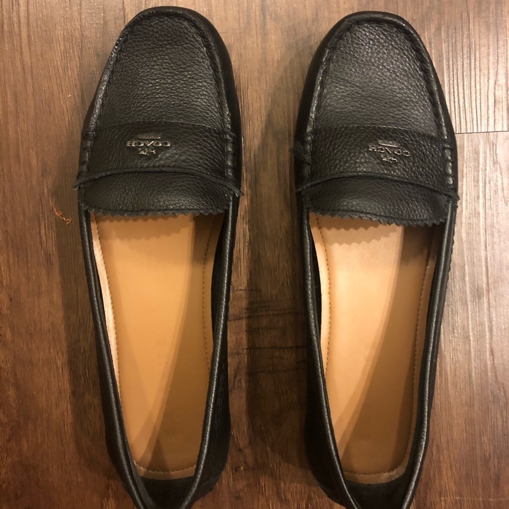 Coach Leather Odette Loafers
